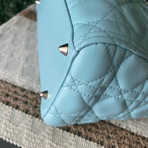 Dior Lady Dior Bag Baby Blue with COA and Dustbag - Picture 9 of 12